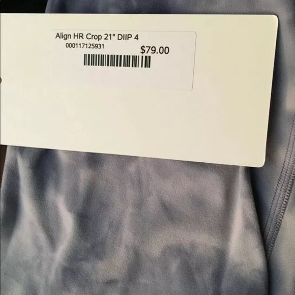Lululemon Align HR 21” Diamond Dye Iced Iris Peri - Picture 2 of 3